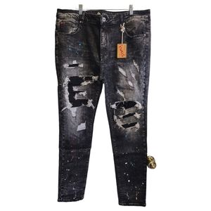 Staple Pigeon Black Splattered Paint Work Clothing Extra Sturdy Comfort Jeans 40